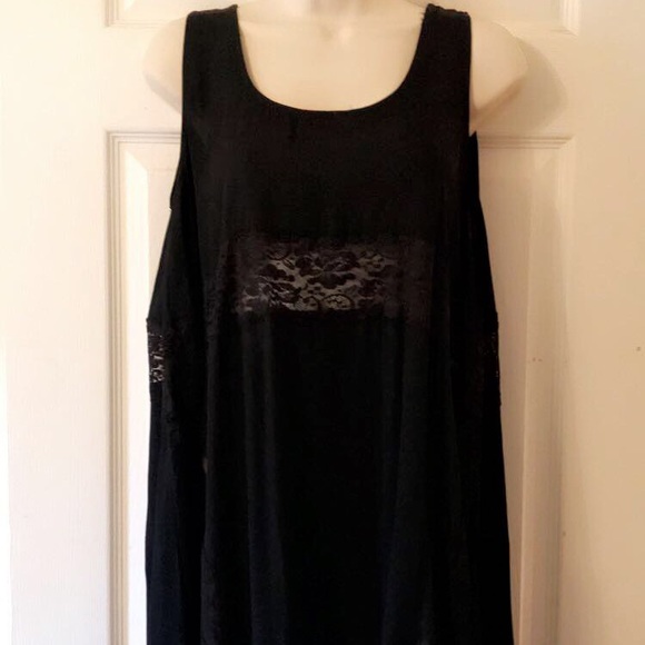 NWT BOUTIQUE SALE easel black camisole tank lace - Picture 3 of 3